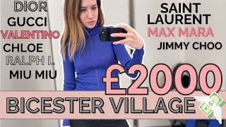 Bicester Village Shopping amp Unboxing  Saint Laurent Coat to Wear NAKED [upl. by Nylemaj]