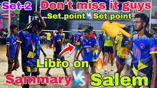 Set2 Salem vs summary  Kabali 💥 vs Sathish libro on fire 🔥  set point vs set point 🔥20k match [upl. by Eniarral]