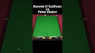 Ronnie OSullivan vs Peter Ebdon snooker snookermoments [upl. by Fortuna479]