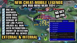 CHEAT ML TERBARU 2024 MOD MENU UNLOCK ALL SKIN MOBILE LEGENDS FULL FEATURE GRATIS NO PASSWORD [upl. by Treulich]