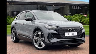 Brand New Audi Q4 etron 40 Black Edition Auto 5dr 82kWh  Crewe Audi [upl. by Higginbotham]