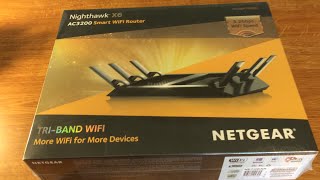 Unboxing Netgear Nighthawk X6 AC3200 R8000 Router [upl. by Aiker538]