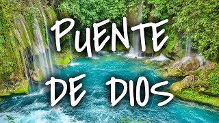 PUENTE DE DIOS ❤️ Huasteca Potosina ⭐SAN LUIS POTOSI  nuestros primeros videos 🙈 [upl. by Panta]