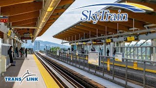 4K Translink Skytrain  From King George to Waterfront [upl. by Ginsburg3]