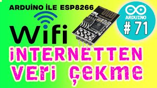 Arduino Wifi  İnternet  Esp8266  Thingspeak veri çekme  Arduino projects  71 [upl. by Notneb]