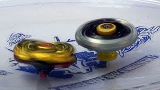 Beyblade WBBA 4D Gold L Drago Destroy Battle Series  Battle 1 Gold L Drago Destroy X Phantom Orion [upl. by Garda]