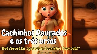 Cachinhos Dourados e os três ursos  História Infantil [upl. by Noseyt]