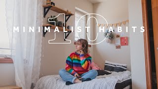 10 MINIMALIST habits that keep my life simple [upl. by Alic]