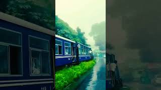 Darjeeling Toy Train 💙 darjeelingtoytrain darjeelingride indianrailways [upl. by Riocard]