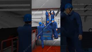 Construction Site Labour Accident 😲 shorts 3danimation [upl. by Hernandez]