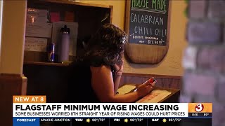 Workers business owners weigh in on Flagstaff minimum wage increase [upl. by Tamma]