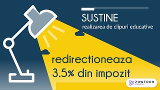 Sustine realizarea de clipuri educative prin redistribuirea impozitului pe profit [upl. by Ettenowtna159]