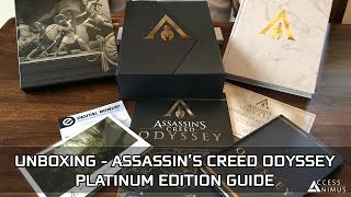 Assassins Creed Odyssey  Platinum Edition Strategy Guide Unboxing [upl. by Leeanne57]