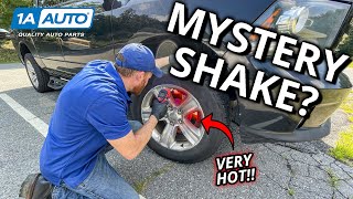 Shaking Pulling Steering Wheel How to Diagnose a Seized Brake Caliper [upl. by Peltz]