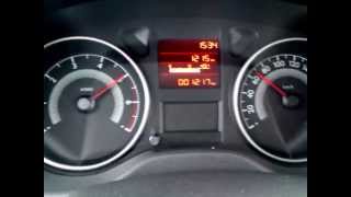 New Peugeot 301 12 VTi 72 km acceleration from 0 to 130 kmh [upl. by Gronseth]