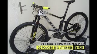 VTT Scott Spark RC 900 Pro 2020 Carbone [upl. by Davide]