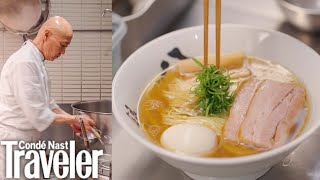 Only 70 People A Day Can Eat This 10 Michelin Star Ramen  Local Process  Condé Nast Traveler [upl. by Yruj]