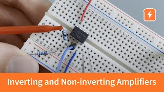 Inverting and Noninverting Amplifiers  Opamps  Basic Circuits 13 [upl. by Peder]