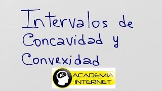 Intervalos de convexidad y concavidad [upl. by Deane]