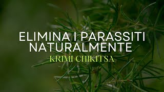 WEBINAR ELIMINA I PARASSITI NATURALMENTE  KRIMI CHIKITSA [upl. by Kostival271]