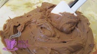 Шоколадный заварной крем со сливками  Великолепный рецепт Chocolate cream [upl. by Annoyt482]