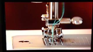 Singer Esteem II threading sewing machine tutorial part 2 [upl. by Elocon725]