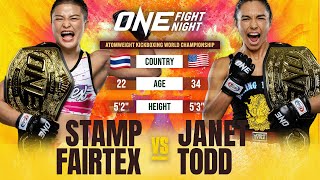 She Dethroned Stamp Fairtex 🤯🔥 Crazy Kickboxing Showdown [upl. by Gnen]