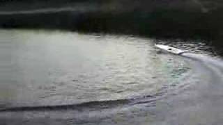 RC Boat  64 Inch Bonzi Sport Fountain On Her Maiden Voyage [upl. by Amo]