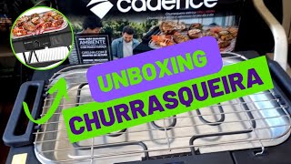 UNBOXING churrasqueira elétrica cadence Sera que vale a pena [upl. by Araz]