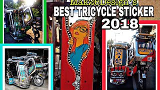 TRICYCLE STICKER DESIGN  MANUAL CUT [upl. by Deste]