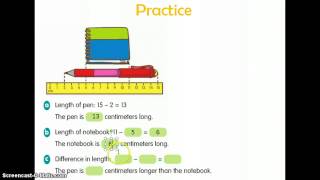 Lesson 4 Comparing Lengths in Centimeters [upl. by Bencion]