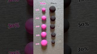 Pink vs black satisfying color mixingsubscribe colormixing satisfying clay youtubeshorts [upl. by Eldreda]