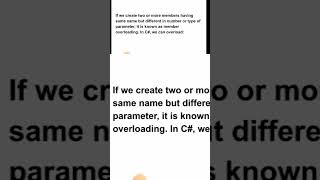 C Member Overloading Short  malayalam tutorial  csharp programming language [upl. by Nyleda457]