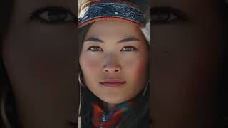 Mongolian Mystique 🇲🇳 🇲🇳 🇲🇳 🇲🇳🌟 Beautiful Ethnic Mongolian Woman Cultural Portrait Global Facescapes [upl. by Nimzaj]