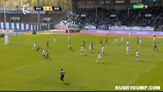 Tries in France 2011 2012 day 23 Racing Metro  Brive [upl. by Rep]