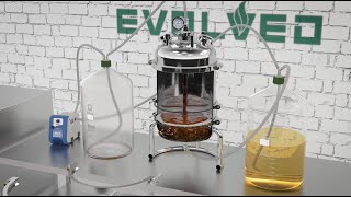 Cannabis oil filtration and winterization  EVMASS Buchner Funnel Kit [upl. by Garrison728]