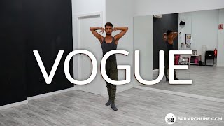 VOGUE BAILE TUTORIAL en Español  PASOS de Vogue DANCE ✅ [upl. by Randy418]