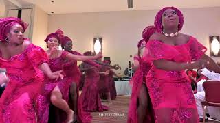 Nigerian Bride Entrance Dance at inlovefosho [upl. by Vtarj]