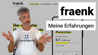 fraenk  Test amp Erfahrungsbericht sehr ausführlich [upl. by Castera]