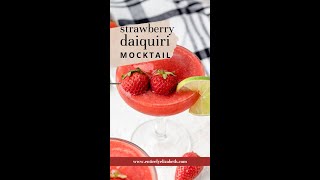 Frozen Strawberry Daiquiri Mocktail [upl. by Candi]