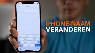 Zo verander je de naam van je iPhone 📱 [upl. by Zillah]