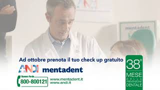 Mentadent  38° Mese della Prevenzione Dentale [upl. by Reizarf]