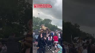 Carlisle United Fan Zone after England beat Slovakia in UEFA Euro 2024 cufc england uefaeuro2024 [upl. by Airemahs589]