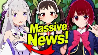 ReZero 3rd Season Oshinoko 2 and Monogatari Off Season Dated and More Anime Japan 2024 News [upl. by Htebsle]