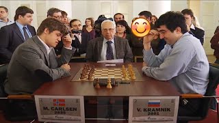 MAGNUS VS VLADIMIR KRAMNIK  World Blitz Chess [upl. by Buote917]