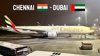 Chennai to Dubai Full  MAA  DXB  Boeing 777300  With Commentary [upl. by Refinaj854]