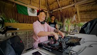 1 Hour Afro House DJ Set with Live Percussion by SILANTROS  Buuts Ha Tulum  DISTINTO [upl. by Lednor842]