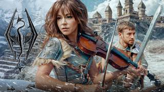 Epic Skyrim vs Civ Showdown ft Lindsey Stirling and Malukah [upl. by Sparrow97]