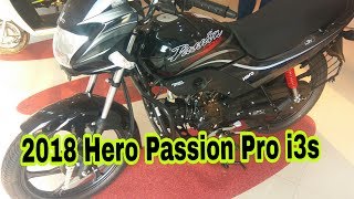 2018 Hero Passion Pro i3s BS4 Walk around and review [upl. by Lanford]