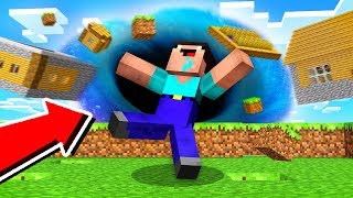 Minecraft NOOB vs PRO NOOB FELL INTO BLACK HOLE IN VILLAGE 100 TROLLING VILLAGER CHALLENGE [upl. by Janaye929]